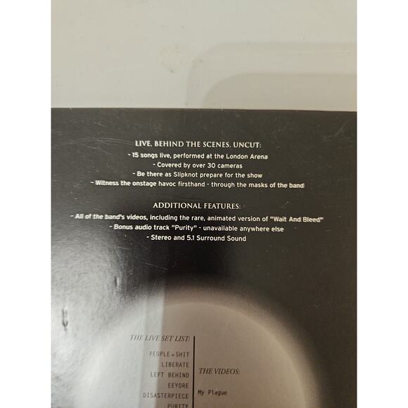 Disasterpieces DVD Slipknot - case and 1 disc READ - Picture 7 of 10